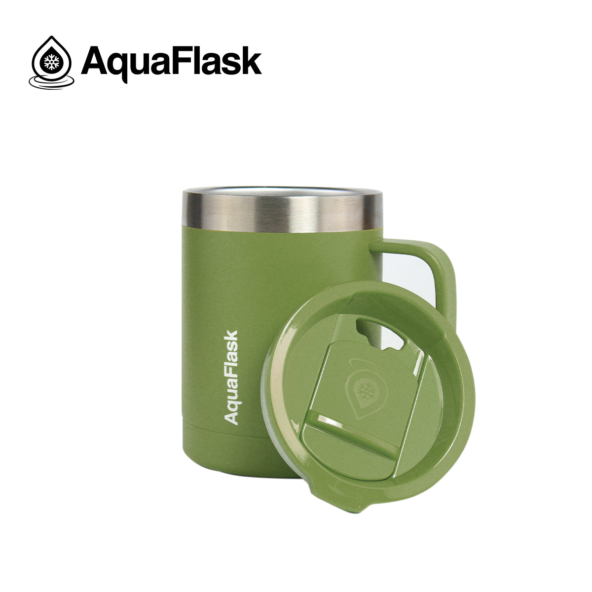 Aquaflask Thermal Insulated Lidded Mug With Handle 415ml (14 oz)
