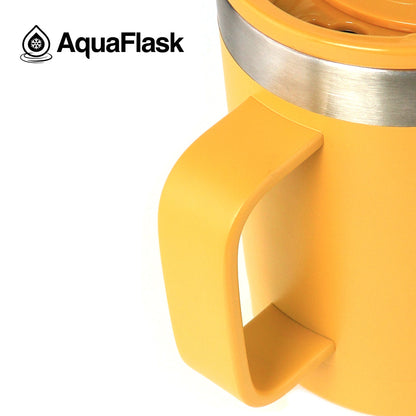 Aquaflask Thermal Insulated Lidded Mug With Handle 415ml (14 oz)