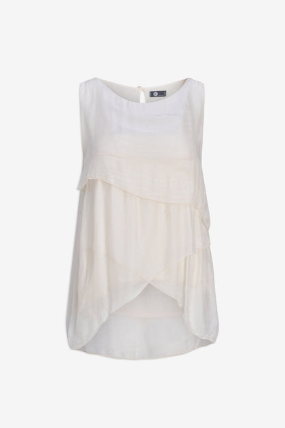 Women's Sleeveless Crew-Neck Top