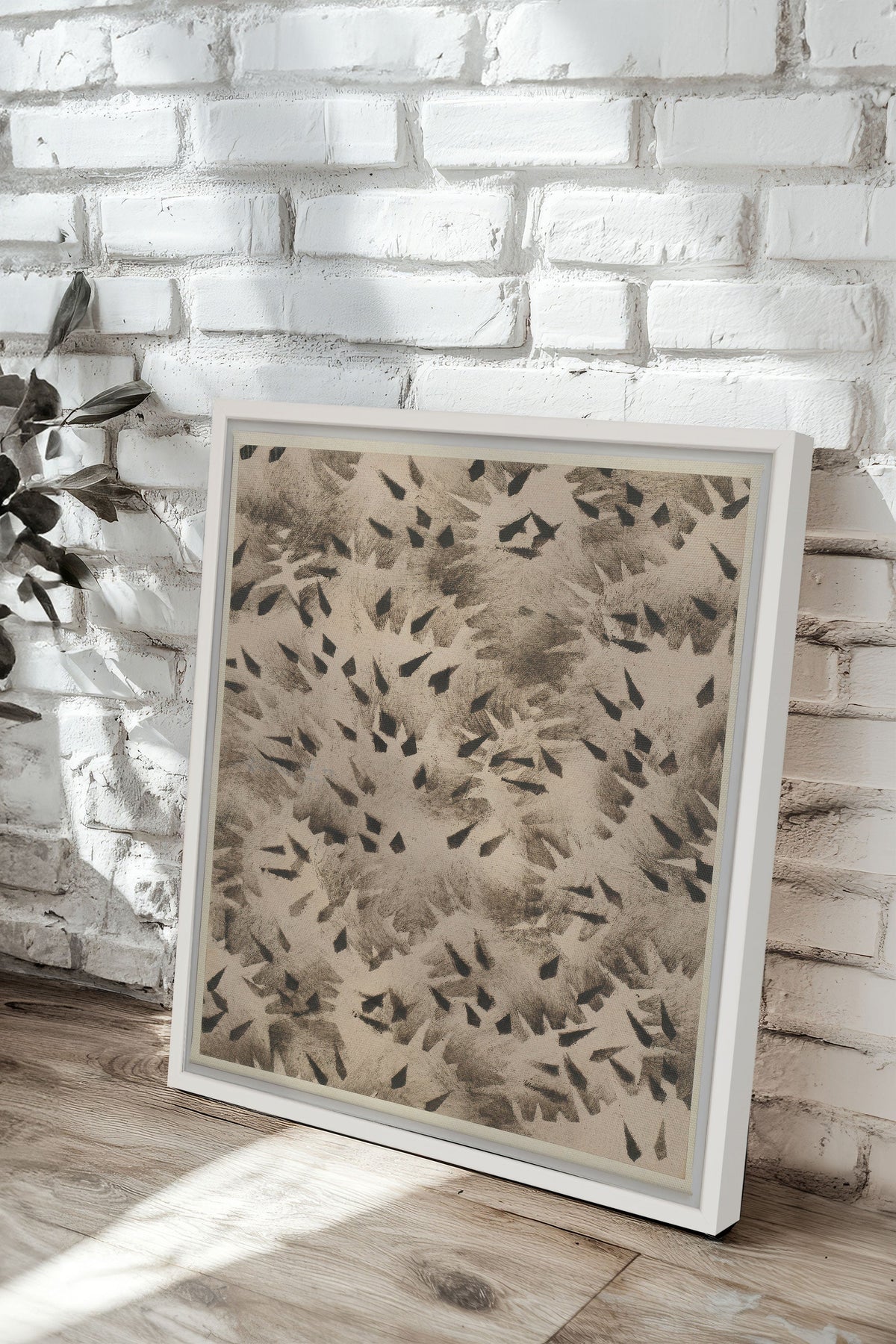 GRAIN D'OMBRE, Oeuvre sur toile étirée