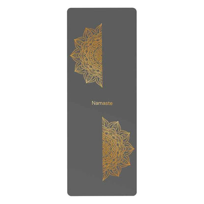 Widened &amp; Thickened PU Rubber Yoga Mat – Premium Non-Slip Fitness Exercise Mat