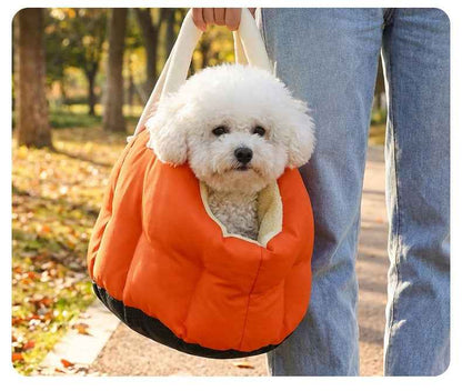 Car pet bed, Portable Warm Pet Handbag Deep Sleep Pet Nest