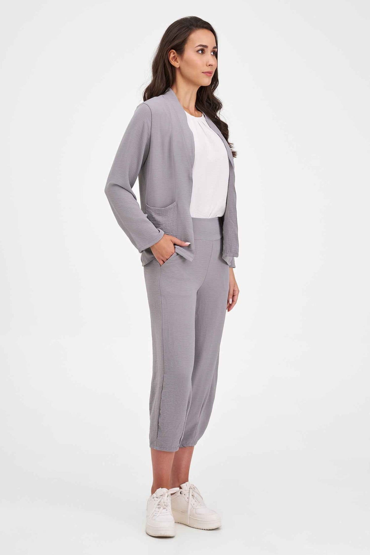 Women's Woven Cardigan