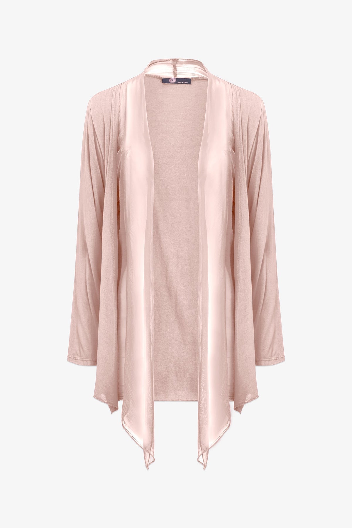 Women's Knit/Woven Combo Cardigan