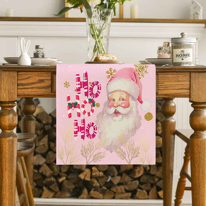 Christmas Table Runner - Snowflake & Tree Holiday Table Decoration