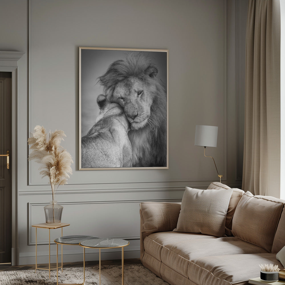 Wall art African Love! Canvas Print