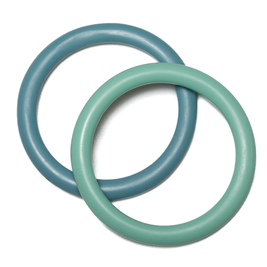 Set Of 2 Tonal Resin Bangles