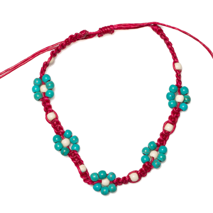Flower Bead Anklet