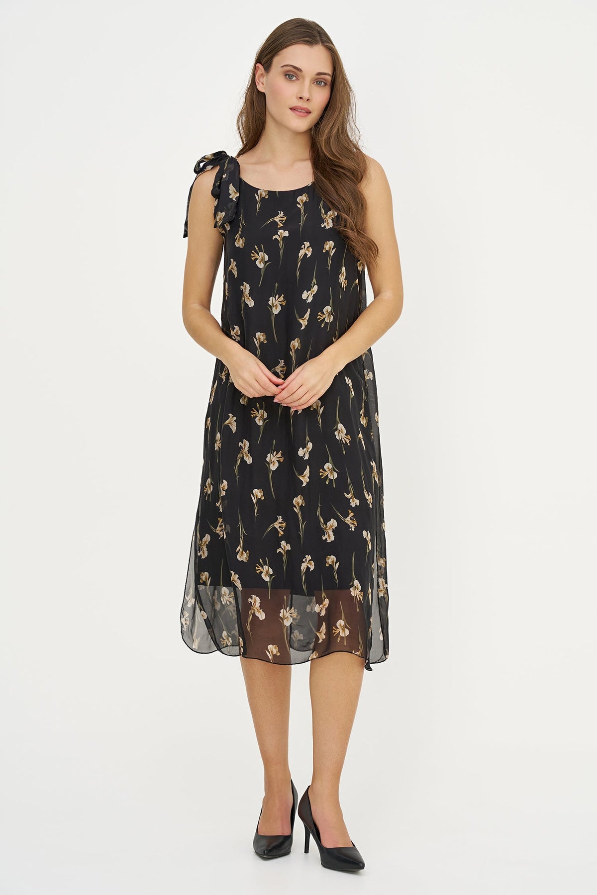 Women's Printed Sleeveless Dress