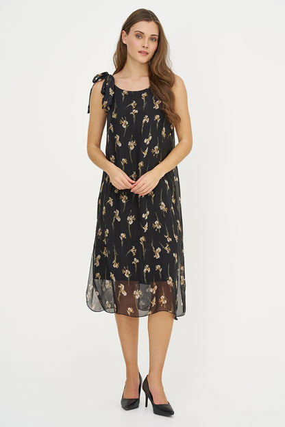 Women's Printed Sleeveless Dress
