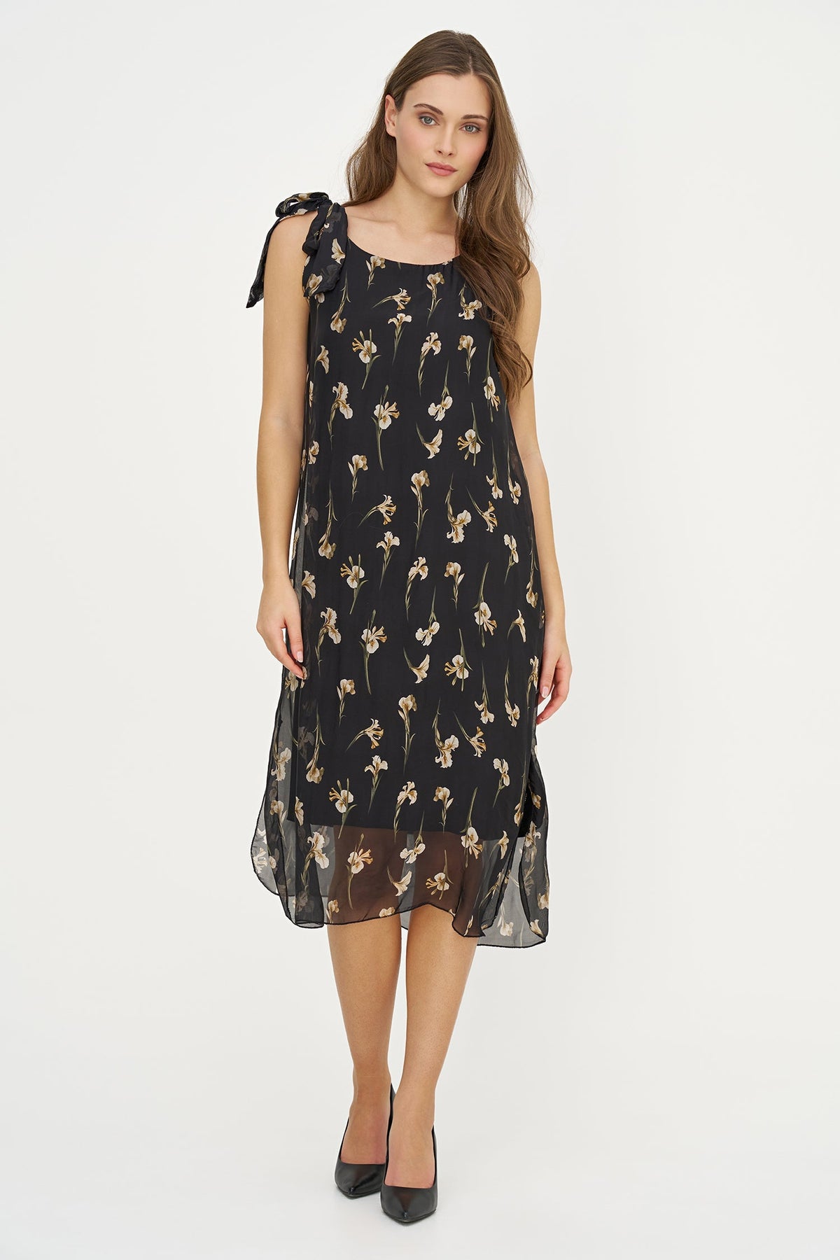 Women's Printed Sleeveless Dress