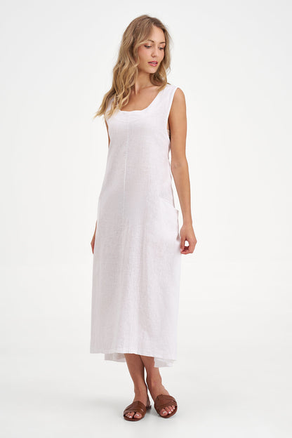 Women's Knit Woven Combo Dress
