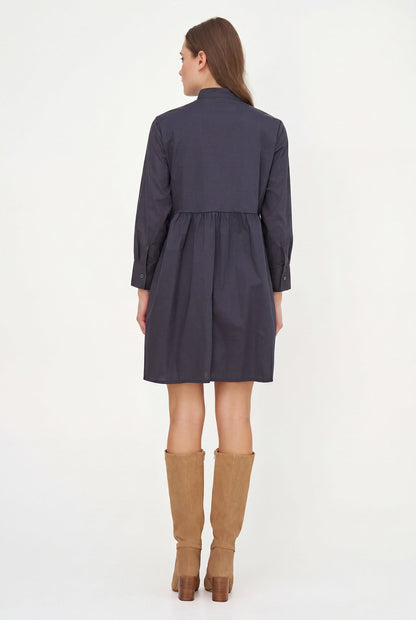 Women's Woven Long-Sleeve Dress