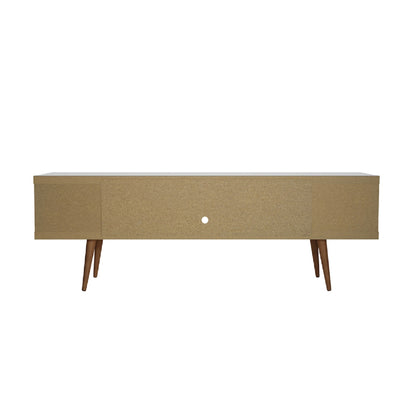 Eureka Modern 70.47" TV Stand with 4 Shelves - White