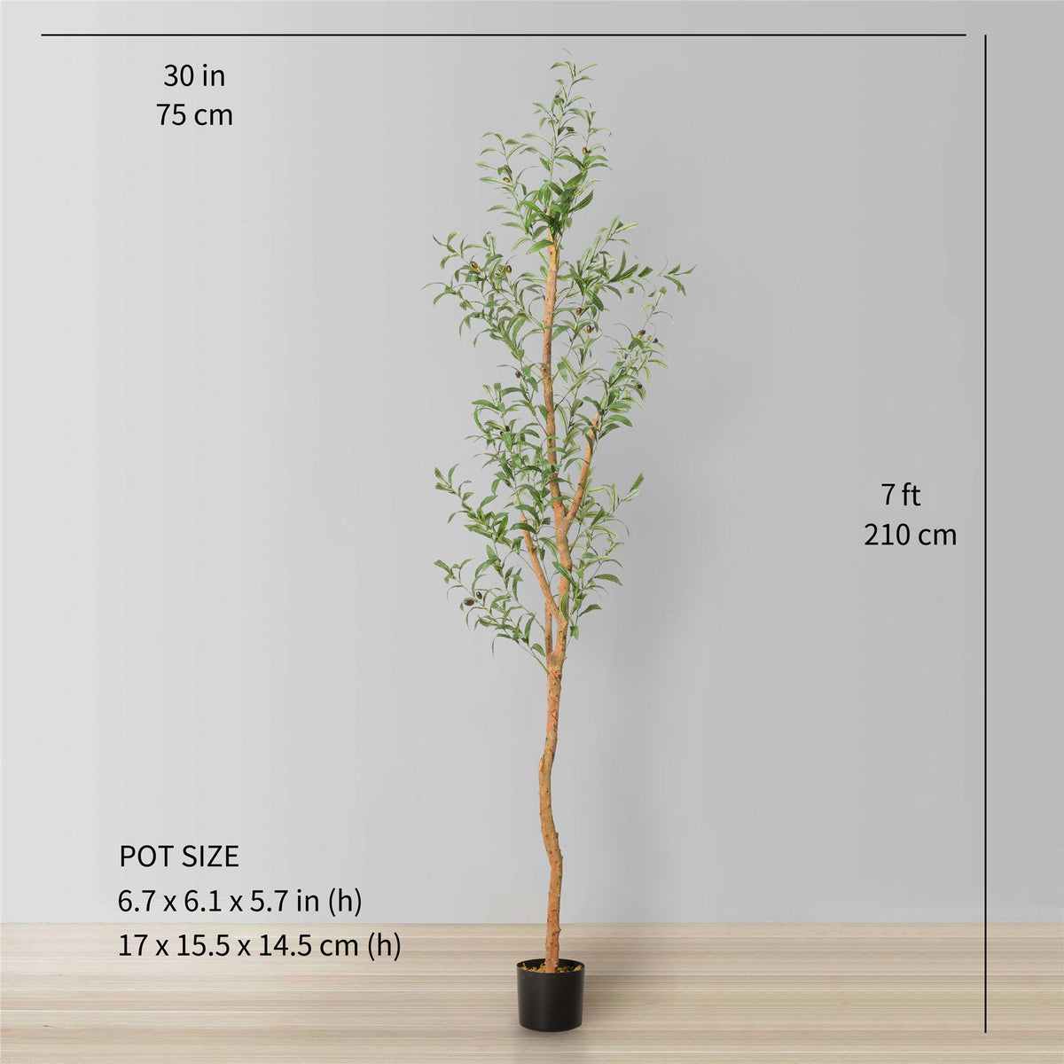 Olivo Artificial Olive Tree Potted Plant (Multiple Sizes)