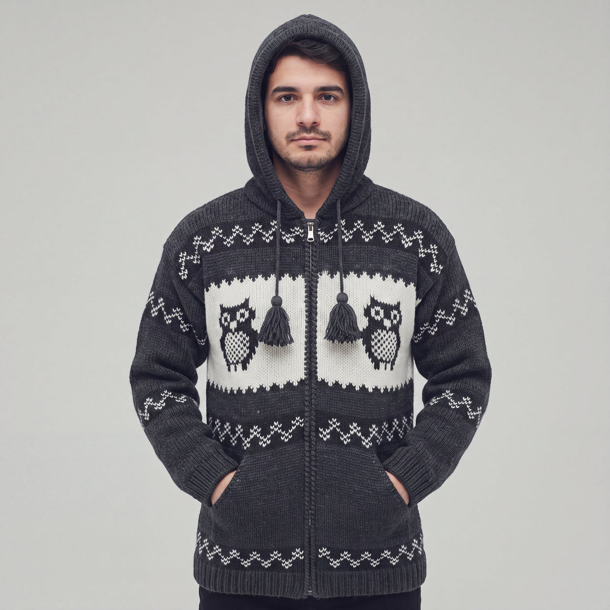 Nocturne Owl Wool Jacket