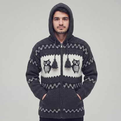 Nocturne Owl Wool Jacket