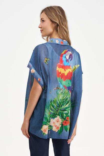 Women's Woven Tunic Top