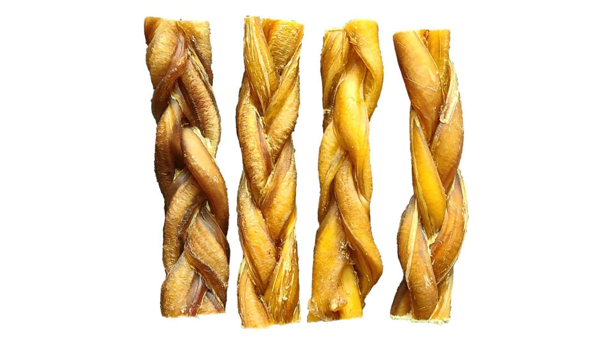 6" Braided Bully Stick