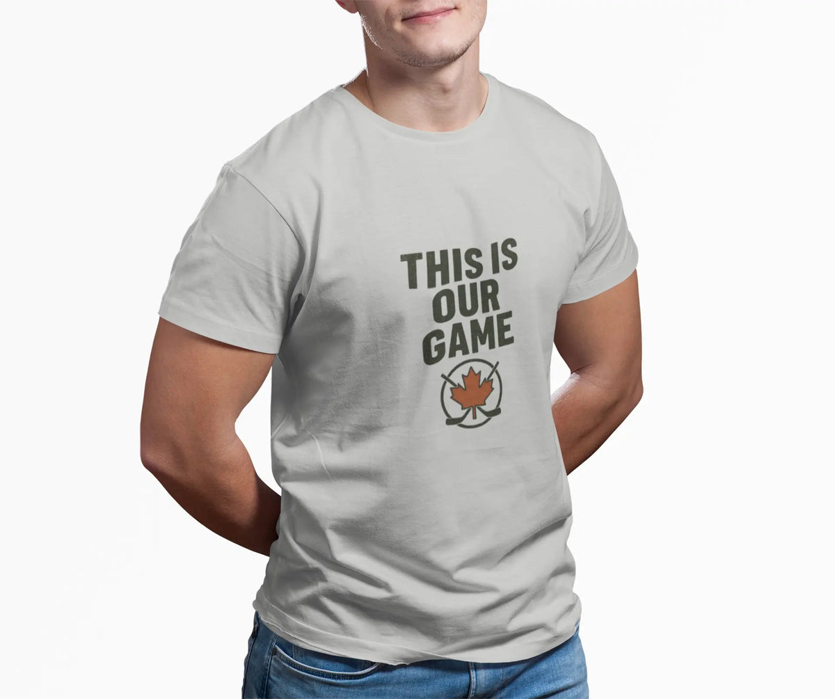 Canada Maple Leaf Hockey T-Shirt – This Is Our Game Tee