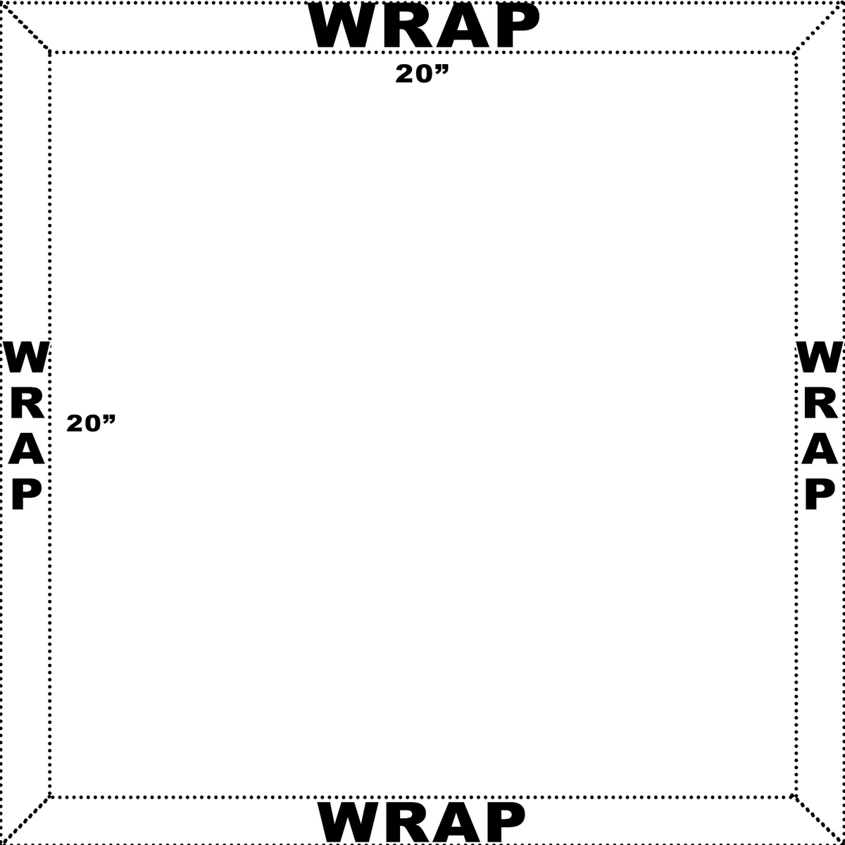 Handcrafted Custom Photo Canvas Print – Square