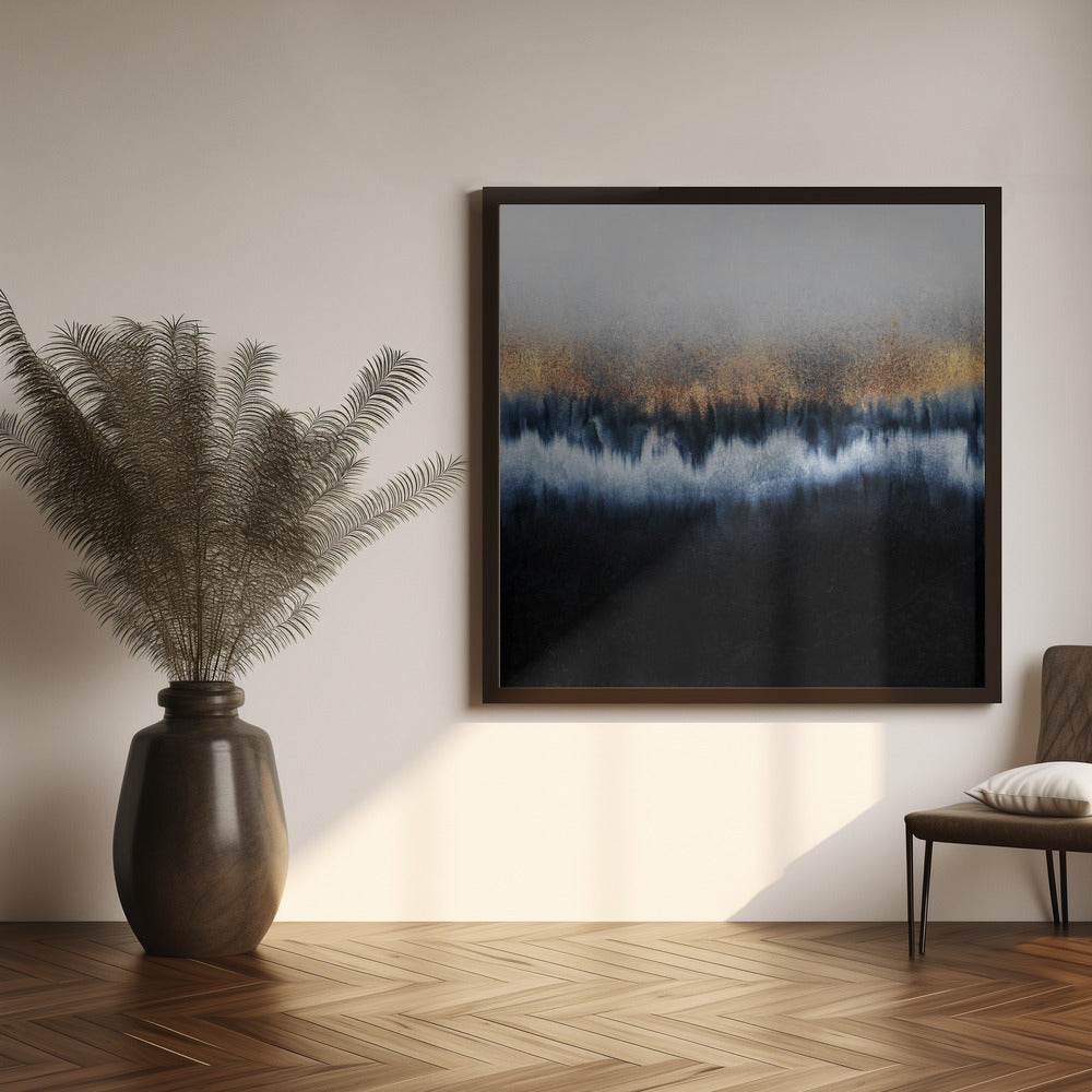 Wall Art Golden Horizon Abstract