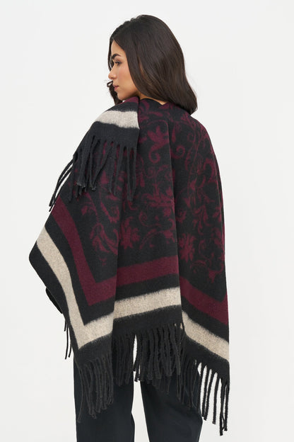 Women's Printed Woven Poncho