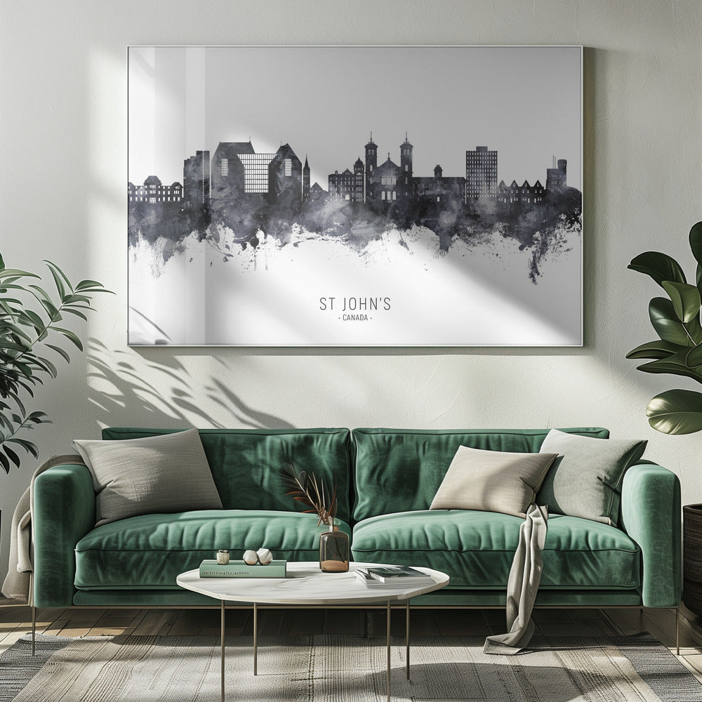 Wall art St John's Canada Skyline