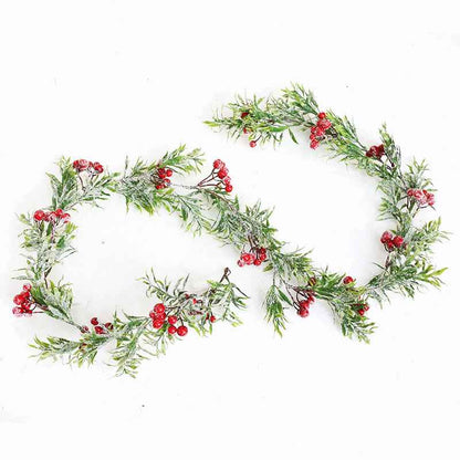 Creative Pine Branches And Red Fruit Ornaments Decoration