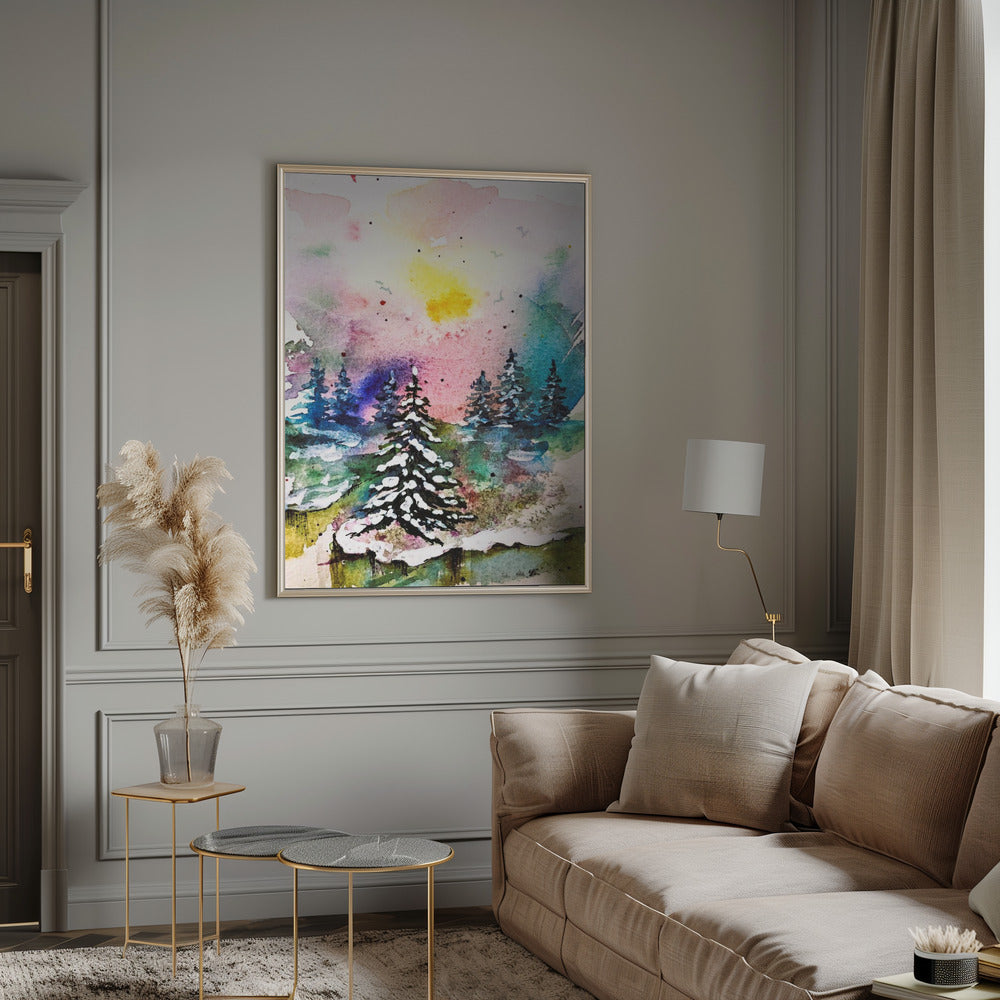 Wall art Winter 9 Canvas Print