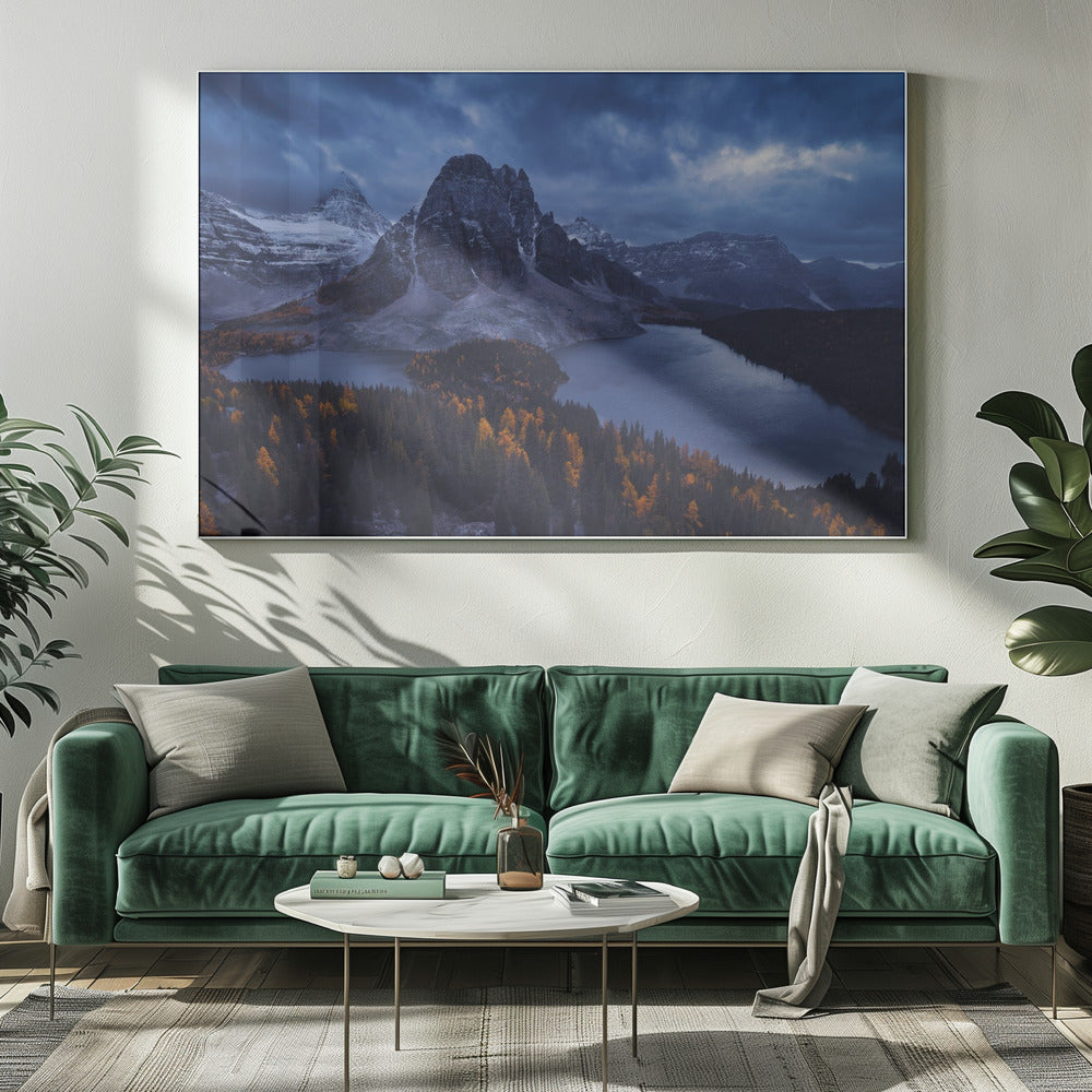 Wall art Mt Assiniboine: Amidst A Snow Storm