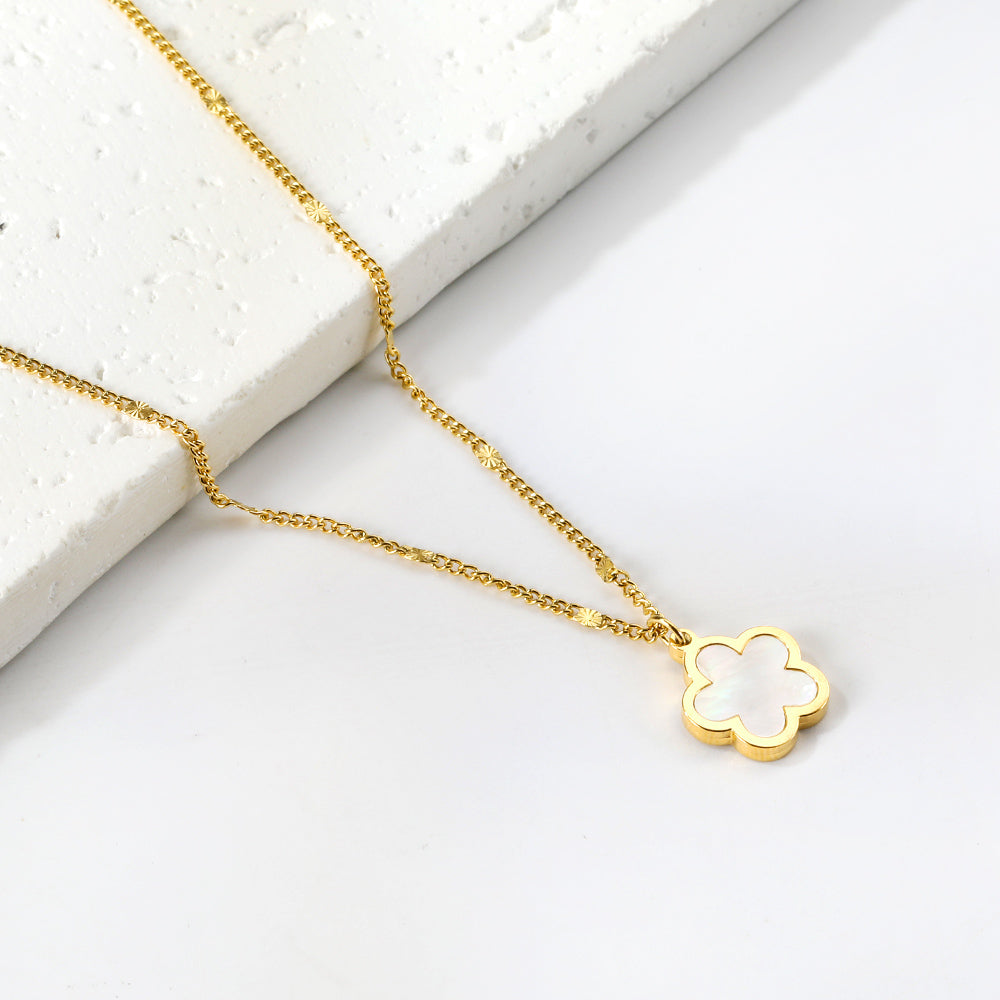 Peach Blossom Pendant Necklace