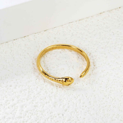 Serpent Embrace Statement Ring