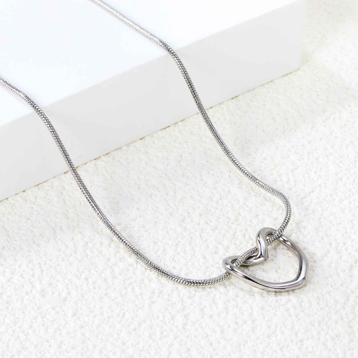 Heartfelt Hollow Pendant Necklace
