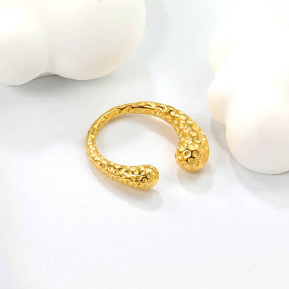 Pitted Gold Essence Ring