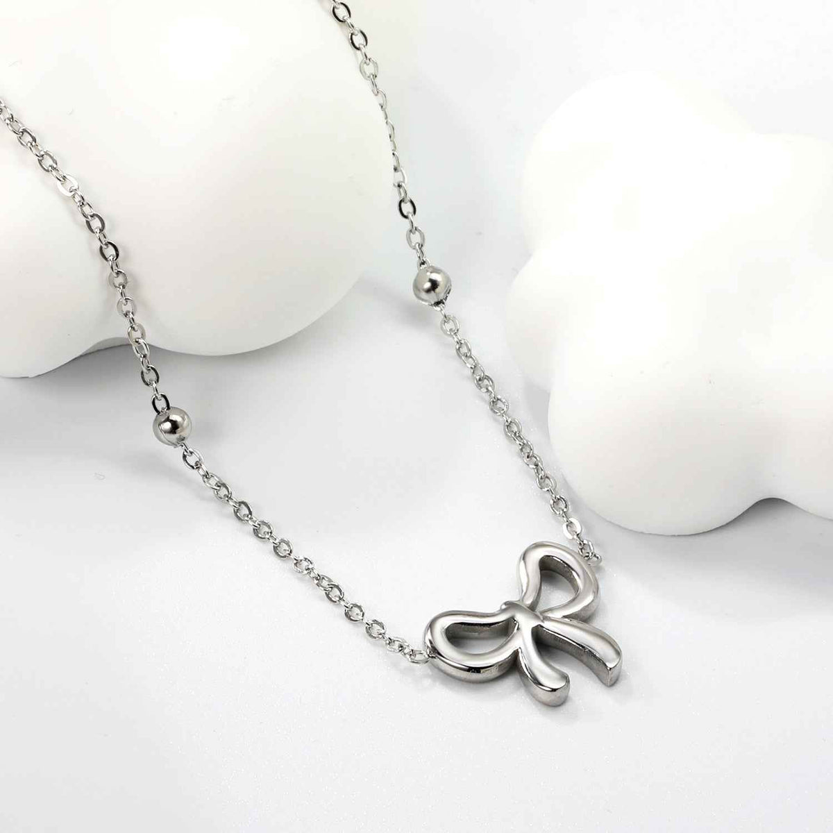 Chic Bow Charm Necklace