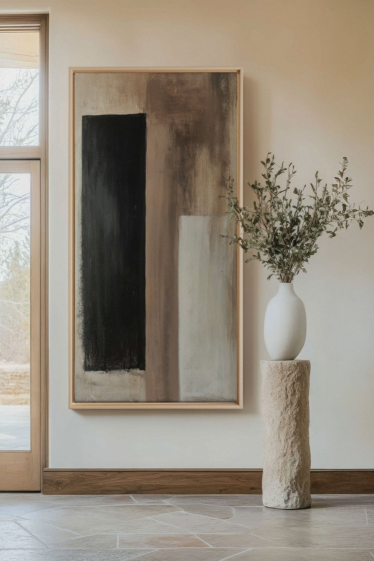 FADED STRUCTURES, Oeuvre sur toile étirée