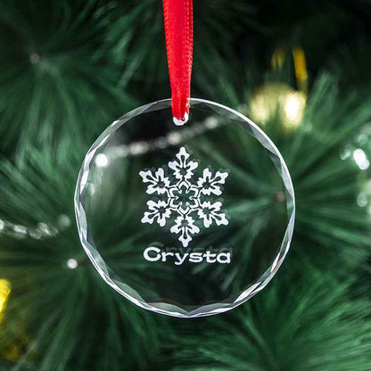 Christmas Ornament Crystal Pendant