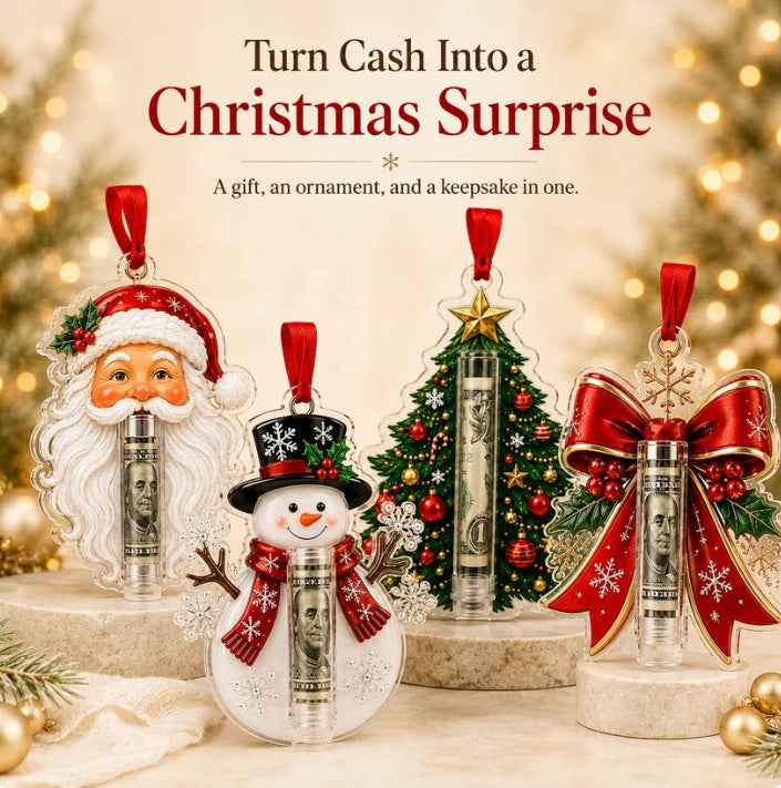 Christmas Cash Holder Ornament