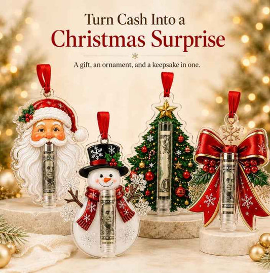 Christmas Cash Holder Ornament