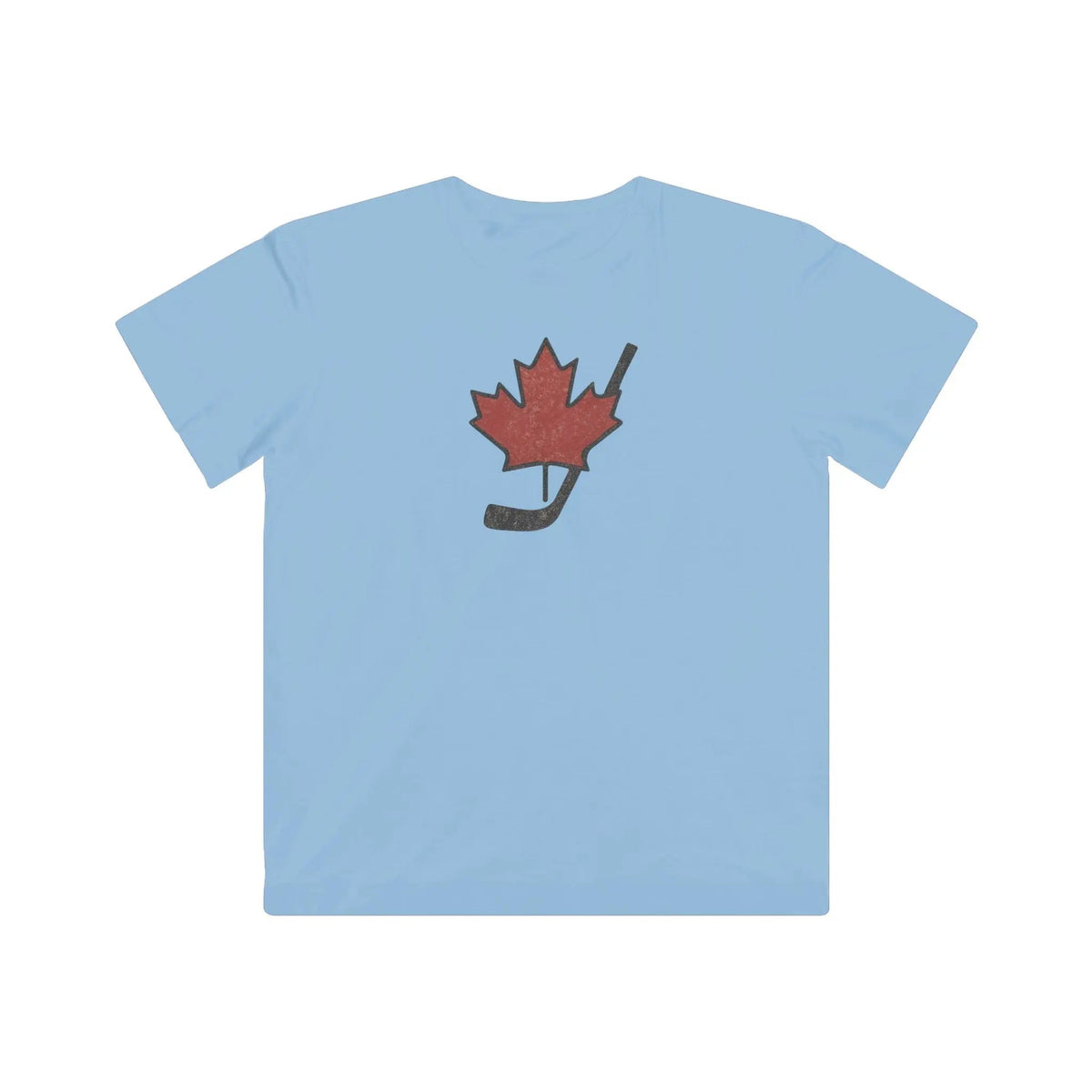 Vintage Canada Maple Leaf T-Shirt Youth Distressed Graphic Tee for Hockey Fans