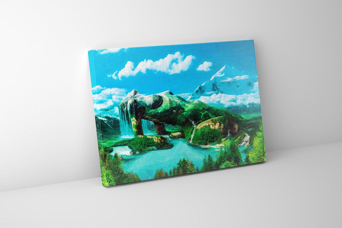 "Mother Nature"- Fine Art Canvas- Wall Art- Diamond varnish.