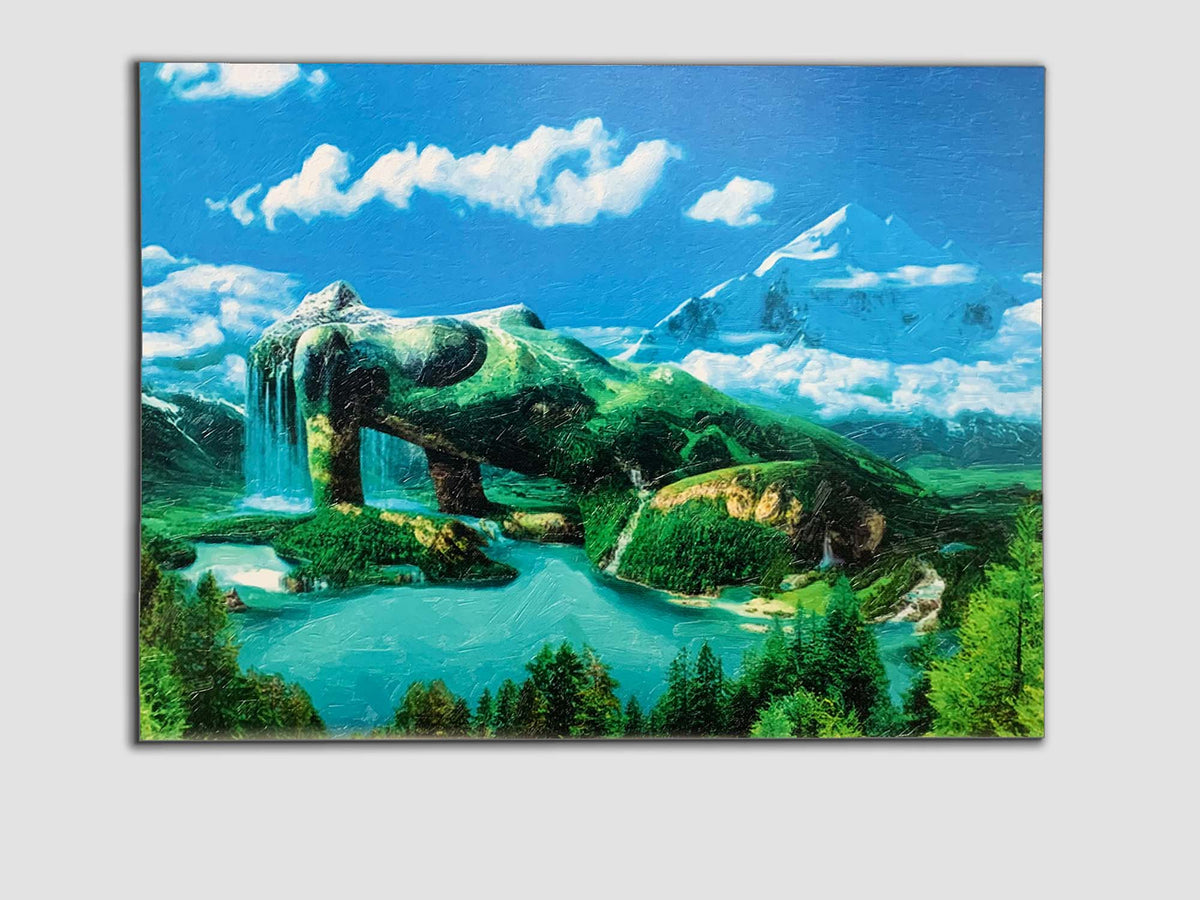 "Mother Nature"- Fine Art Canvas- Wall Art- Diamond varnish.