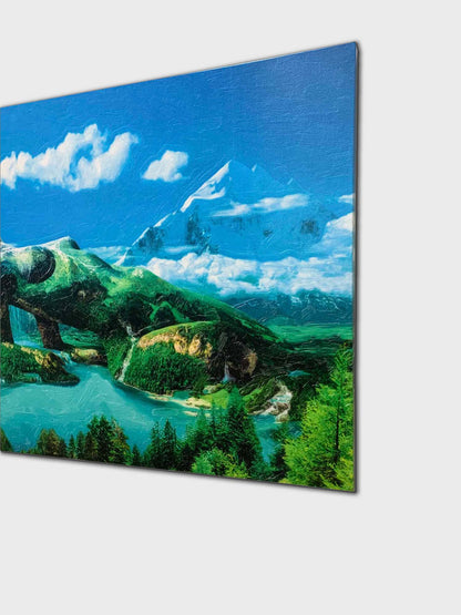 "Mother Nature"- Fine Art Canvas- Wall Art- Diamond varnish.