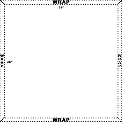 Handcrafted Custom Photo Canvas Print – Square