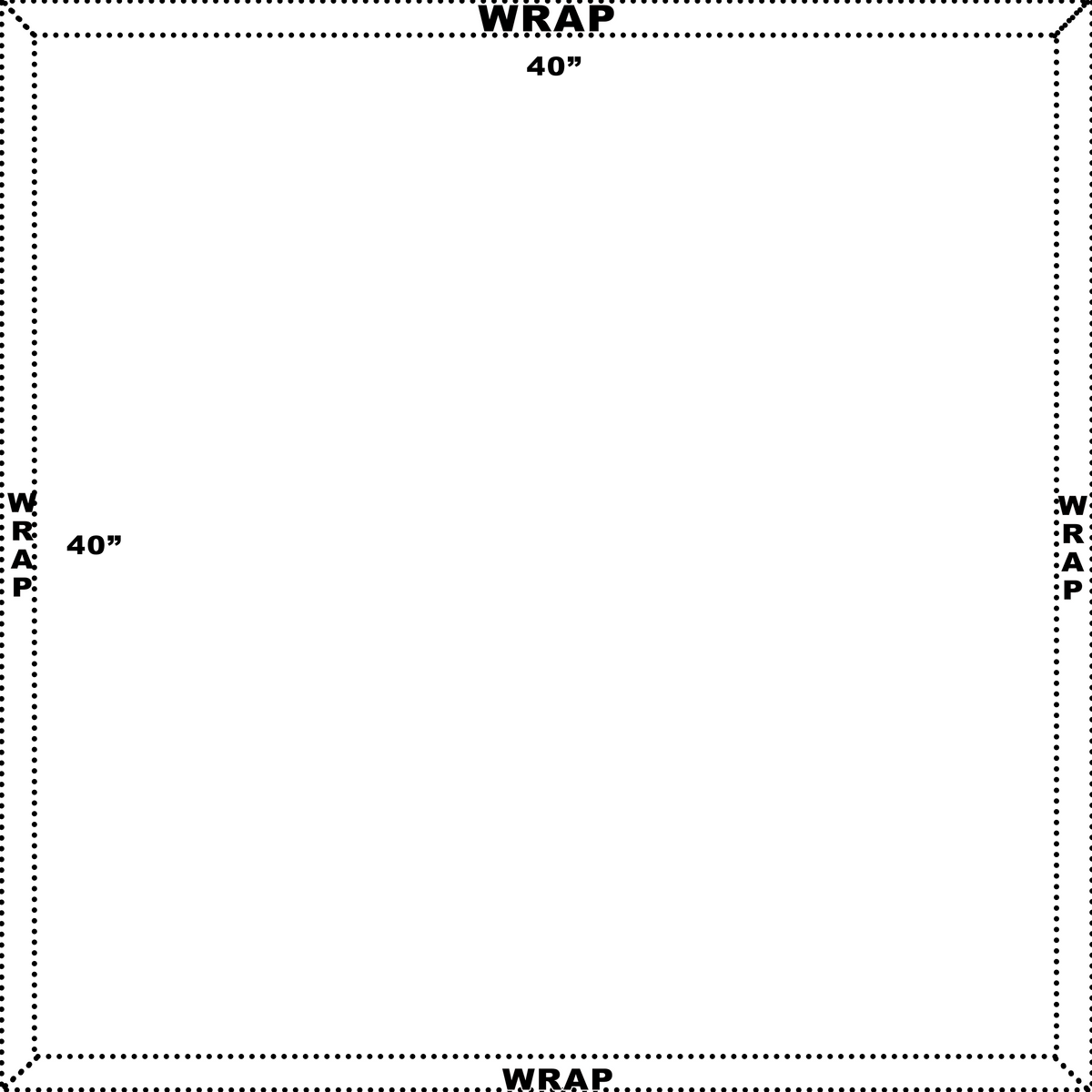 Handcrafted Custom Photo Canvas Print – Square