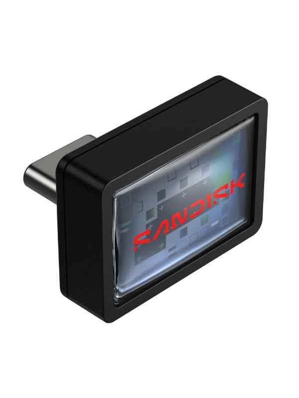 SANDISK 256GB Extreme Fit USB-C Flash Drive - Up to 400MB/s Read speeds, USB 3.2 Gen 1, USB Type-C - Plug-and-Stay Storage - Black - SDCZ530-256G-G46
