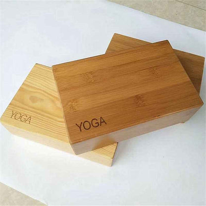 Bamboo & Wood Yoga Brick – Eco-Friendly Cork Yoga Block