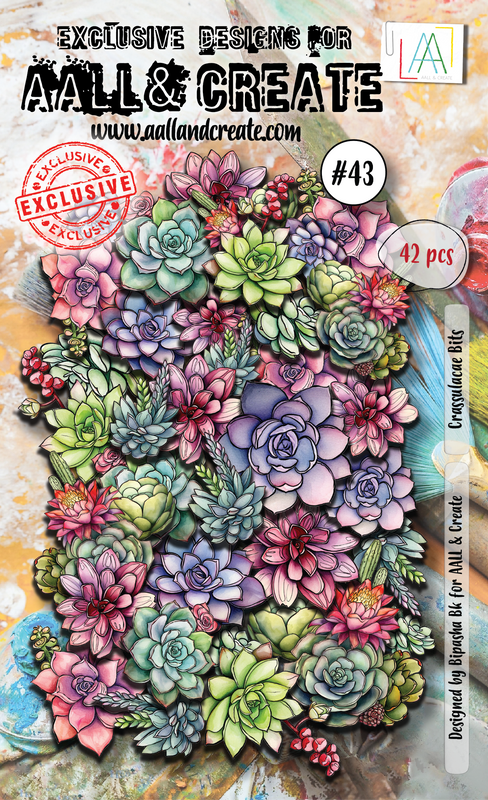 AALL and Create #43 - Ephemera - Crassulacae Bits
