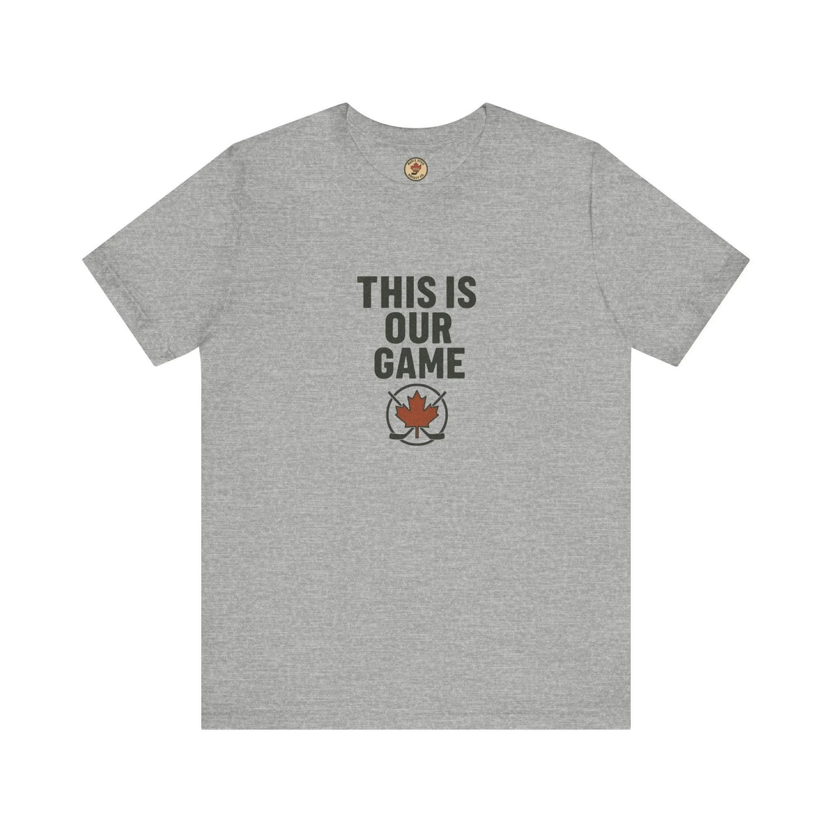 Canada Maple Leaf Hockey T-Shirt – This Is Our Game Tee